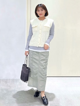 Unaさん(レディース・160cm)の春コーディネート
