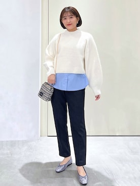 Unaさん(レディース・160cm)の冬コーディネート