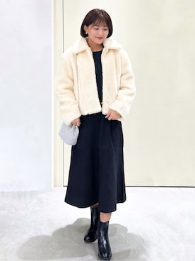 Unaさん(レディース・160cm)の冬コーディネート