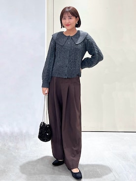 Unaさん(レディース・160cm)の冬コーディネート