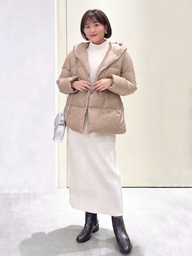 Unaさん(レディース・160cm)の冬コーディネート
