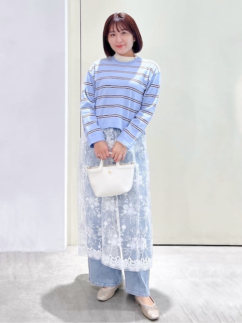 シアーハイネックトップス【洗濯機OK】（Tシャツ/カットソー）｜OPAQUE