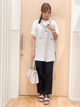 「DRESKIP（ドレスキップ）のアイテム」を使った、natsumiさん（レディース・160cm）の春コーディネート