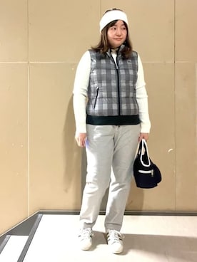 「adabat（アダバット）のアイテム」を使った、タケさん（レディース・157cm）の冬コーディネート