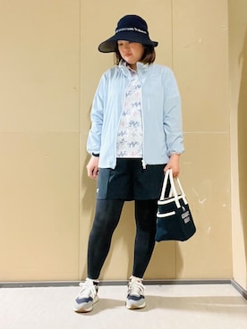 「adabat（アダバット）のアイテム」を使った、タケさん（レディース・157cm）の春コーディネート