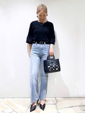 「tk.TAKEO KIKUCHI（ティーケータケオキクチ）のアイテム」を使った、rieさん（レディース・163cm）の春コーディネート