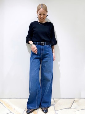 「tk.TAKEO KIKUCHI（ティーケータケオキクチ）のアイテム」を使った、rieさん（レディース・163cm）の春コーディネート