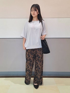 「DRESKIP（ドレスキップ）のアイテム」を使った、Sachaさん（レディース・154cm）の秋コーディネート