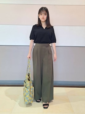 「DRESKIP（ドレスキップ）のアイテム」を使った、Sachaさん（レディース・154cm）の夏コーディネート