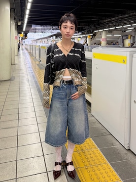 「PERVERZE（パーバーズ）のアイテム」を使った、琉月/ルナさん（レディース・158cm）の夏コーディネート