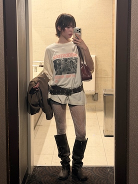 「BLACKUP（ブラックアップ）のアイテム」を使った、琉月/ルナさん（レディース・158cm）の春コーディネート
