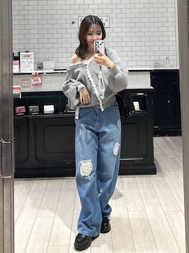「アイテム（バックパック/リュック）」を使った、れみ　　さん（レディース・157cm）の秋コーディネート