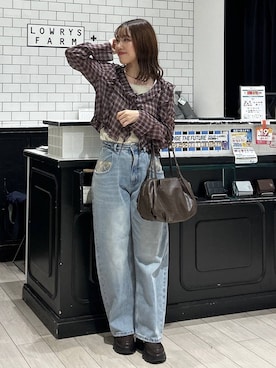 「ローリーズスタイル_LOWRYS FARM」｜れみ　　さん（レディース・157cm）の秋コーディネート