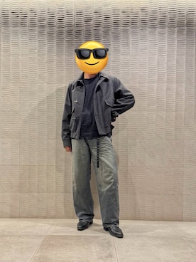 「CLEL（クレイル）のアイテム（ブルゾン）」を使った、政宗さん（メンズ・178cm）の春コーディネート