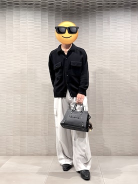 「アイテム（バッグ）」を使った、政宗さん（メンズ・178cm）の冬コーディネート