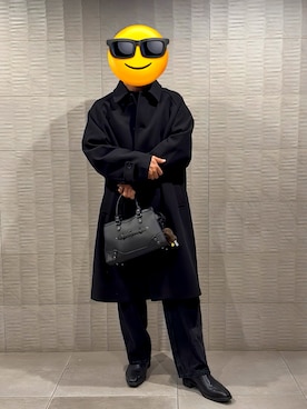 「アイテム（バッグ）」を使った、政宗さん（メンズ・178cm）の冬コーディネート