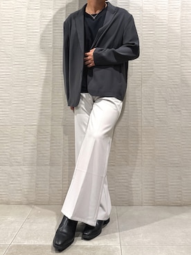 「アイテム（テーラードジャケット）」を使った、政宗さん（メンズ・178cm）の冬コーディネート