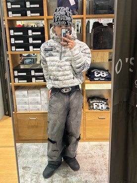 「アイテム（チノパンツ）」を使った、Rionさん（メンズ・170cm・20代）の冬コーディネート