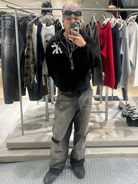 「アイテム（アクセサリー）」を使った、Rionさん（メンズ・170cm・10代）の秋コーディネート