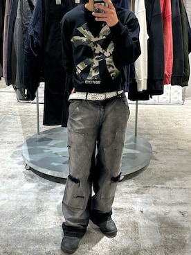 「アイテム（チノパンツ）」を使った、Rionさん（メンズ・170cm・20代）の秋コーディネート