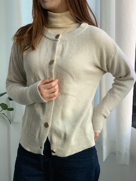 「SEU（エスイーユー）のアイテム」を使った、彭海城さん（レディース・168cm）の冬コーディネート