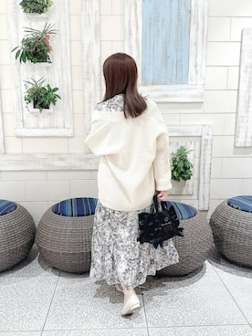 「SEU（エスイーユー）のアイテム」を使った、彭海城さん（レディース・155cm）の冬コーディネート