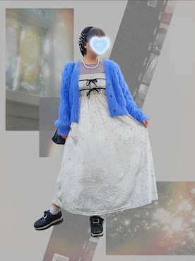 「GRL（グレイル）のアイテム（ワンピース/ドレス）」を使った、🕯꒦꒷𝗠𝗢𝗠𝗢𝗞𝗔꒷꒦🦋さん（レディース・162cm）の春コーディネート