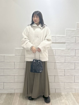 0715mmtさん（レディース・156cm）の冬コーディネート