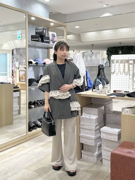 「tiny tiny（ティニーティニー）のアイテム」を使った、0715mmtさん（レディース・156cm）の春コーディネート
