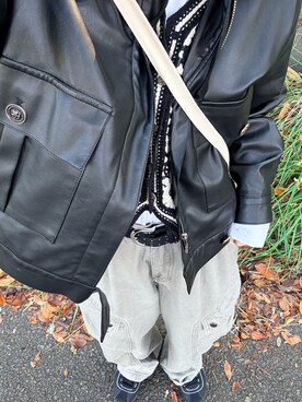 かおりさん（レディース・159cm）の秋コーディネート