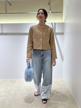 「NATURAL BEAUTY BASIC（ナチュラルビューティーベーシック）のアイテム」を使った、momonbb36000さん（レディース・158cm）の夏コーディネート