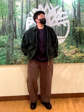 「アイテム（シューズ）」を使った、若さん（メンズ・172cm・30代）の秋コーディネート