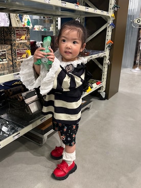 「ヒラキ（ヒラキ）のアイテム」を使った、ぴぃちゃん‪🔆‬さん（キッズ・80cm）の春コーディネート