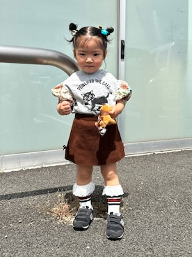 ぴぃちゃん🔆さん(キッズ・80cm)の春コーディネート