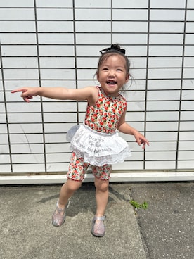 ぴぃちゃん🔆さん(キッズ・80cm)の夏コーディネート