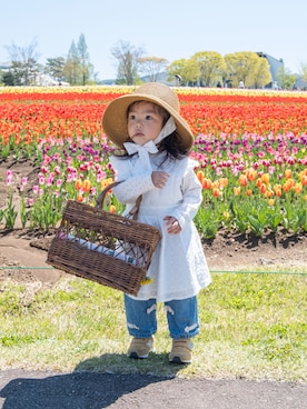 「アイテム（食器/キッチン）」を使った、ぴぃちゃん‪🔆‬さん（キッズ・80cm）の春コーディネート