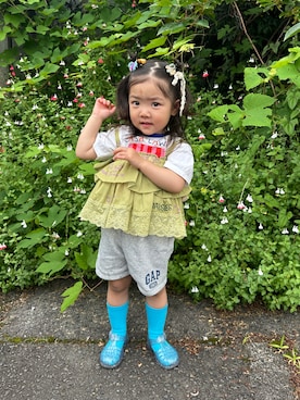 ぴぃちゃん🔆さん(キッズ・80cm)の夏コーディネート