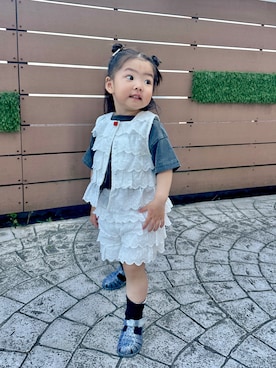 ぴぃちゃん🔆さん(キッズ・80cm)の春コーディネート