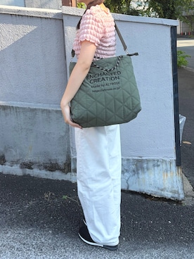 「ALTROSE（アルトローズ）のアイテム」を使った、amiさん（レディース・158cm）の夏コーディネート