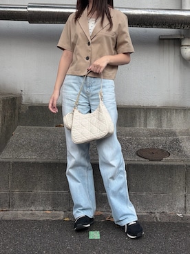 「ALTROSE（アルトローズ）のアイテム」を使った、amiさん（レディース・158cm）の秋コーディネート