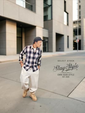 「Danner（ダナー）のアイテム」を使った、slaystyleさん（メンズ・175cm）の秋コーディネート