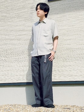 「green label relaxing（グリーンレーベルリラクシング）のアイテム」を使った、QOOさん（メンズ・167cm）の夏コーディネート