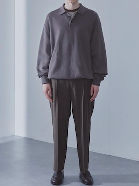 「くすみカラー」｜slickwearさん（メンズ・170cm）の秋コーディネート