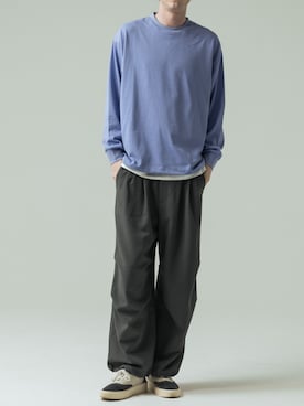 「SLICK（スリック）のアイテム」を使った、slickwearさん（メンズ・186cm）の冬コーディネート