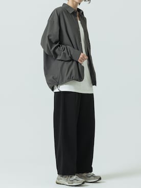 「SLICK（スリック）のアイテム（パンツ）」を使った、slickwearさん（レディース・176cm）の春コーディネート