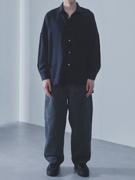 「SLICK（スリック）のアイテム」を使った、slickwearさん（メンズ・176cm）の冬コーディネート