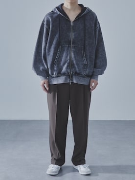 「SLICK（スリック）のアイテム」を使った、slickwearさん（メンズ・170cm）の冬コーディネート