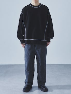 「SLICK（スリック）のアイテム」を使った、slickwearさん（メンズ・170cm）の冬コーディネート