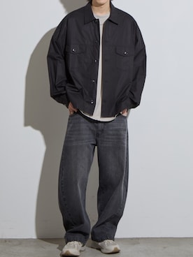 「SLICK（スリック）のアイテム」を使った、slickwearさん（メンズ・170cm）の冬コーディネート