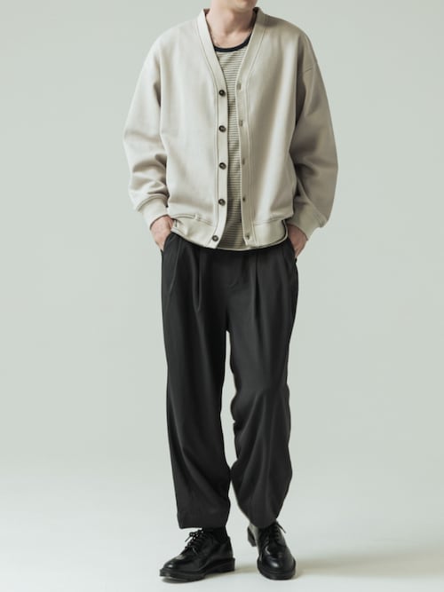 セール】【SLICK/スリック】Double Air Moss Stitch Cardigan/ダブル